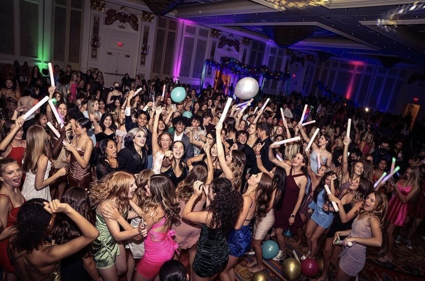 Private party with packed dance floor